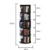 360° Rotating Stackable Shelves Bookshelf Organizer - Black